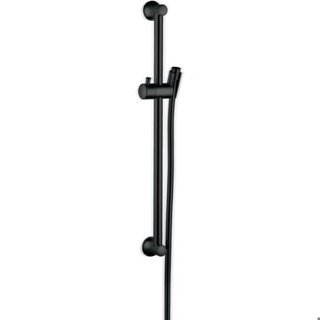 Unica Wallbar Classic, 24 In Matte Black